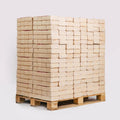 Wood briquettes (Pellini) without holes – 960 kg pallet